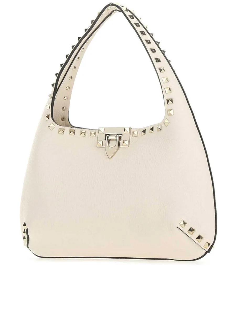 Small Rockstud Hobo Bag