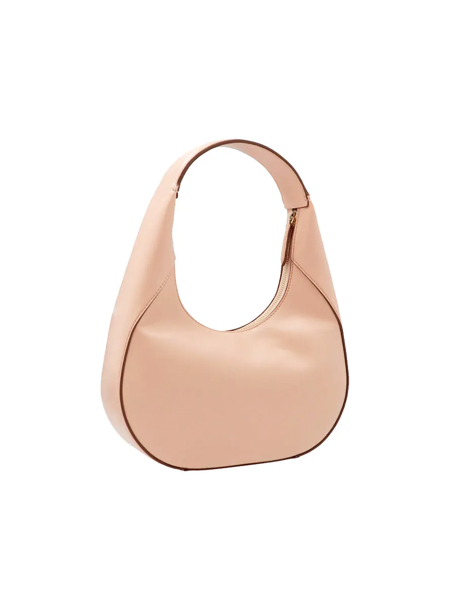 Small Stella Logo Hobo Shoulder Bag in Pink