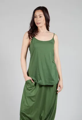 Spaghetti Strap Vest in Green