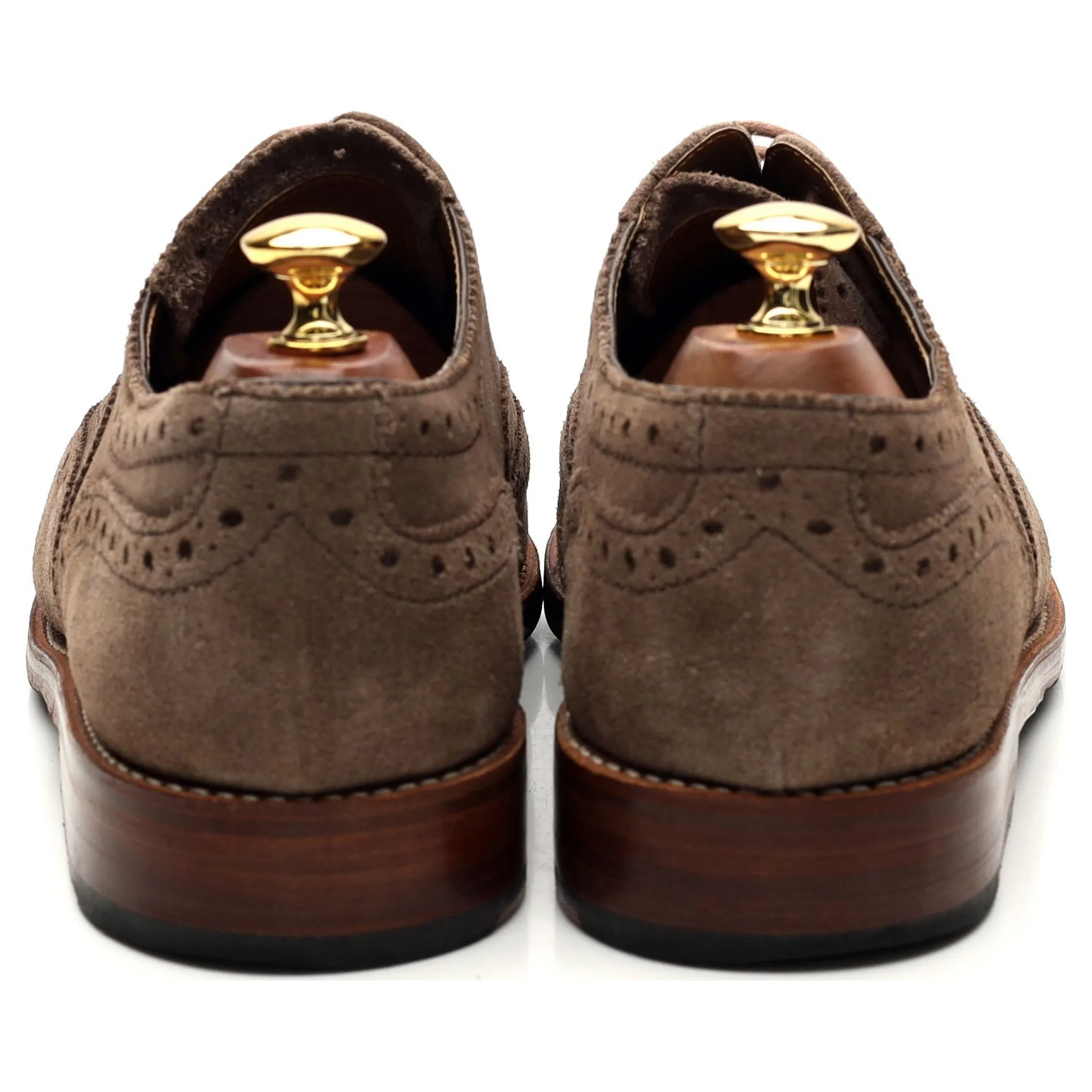 'Stanley' Light Brown Suede Oxford Brogues UK 9 G