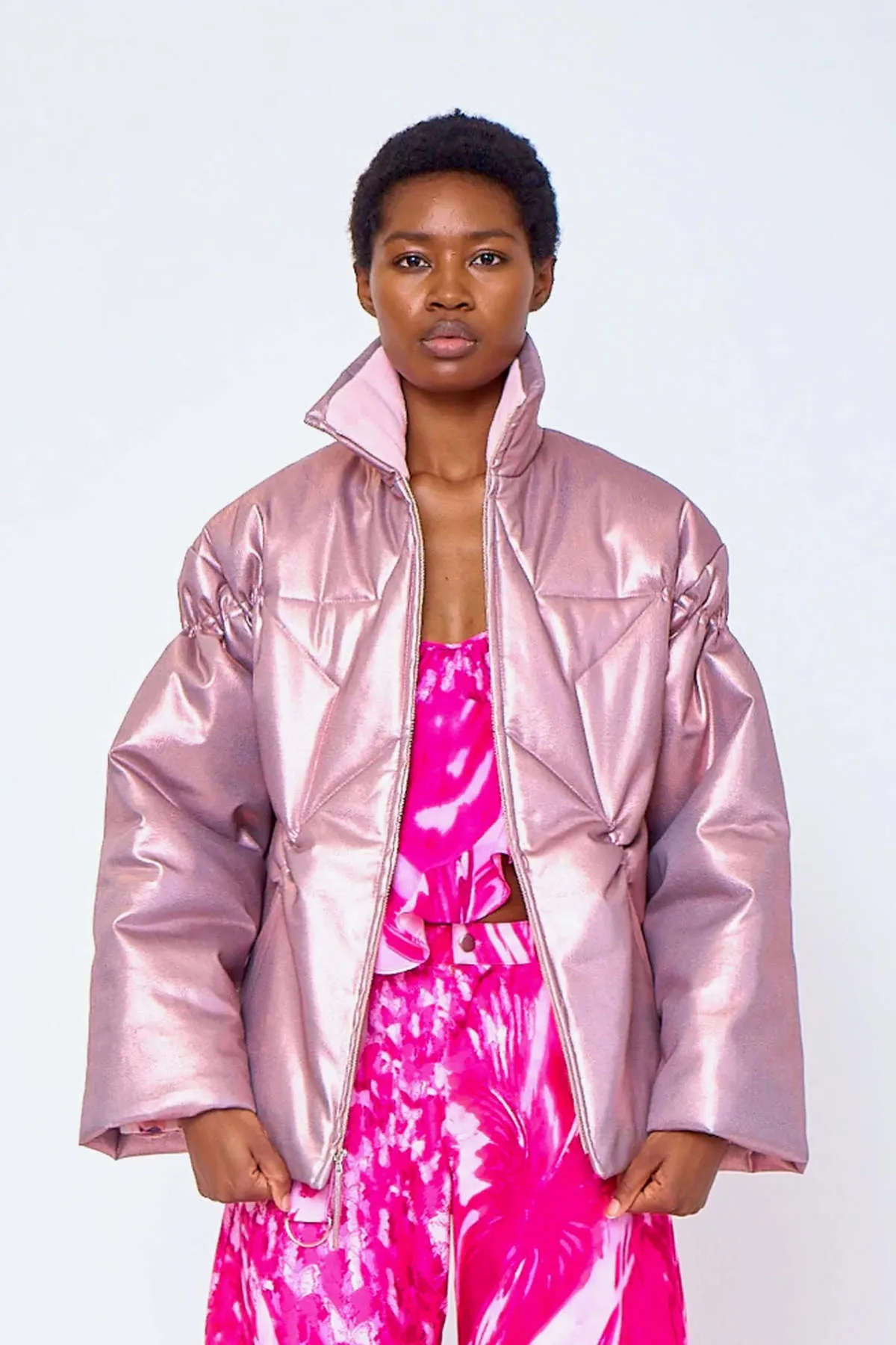 Star Puffer - Metallic Blush