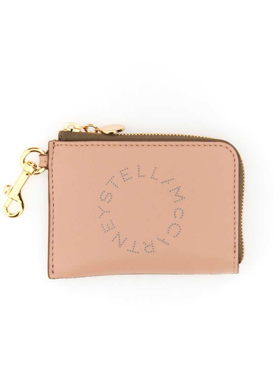 STELLA McCARTNEY    LEATHER LOGO WALLET