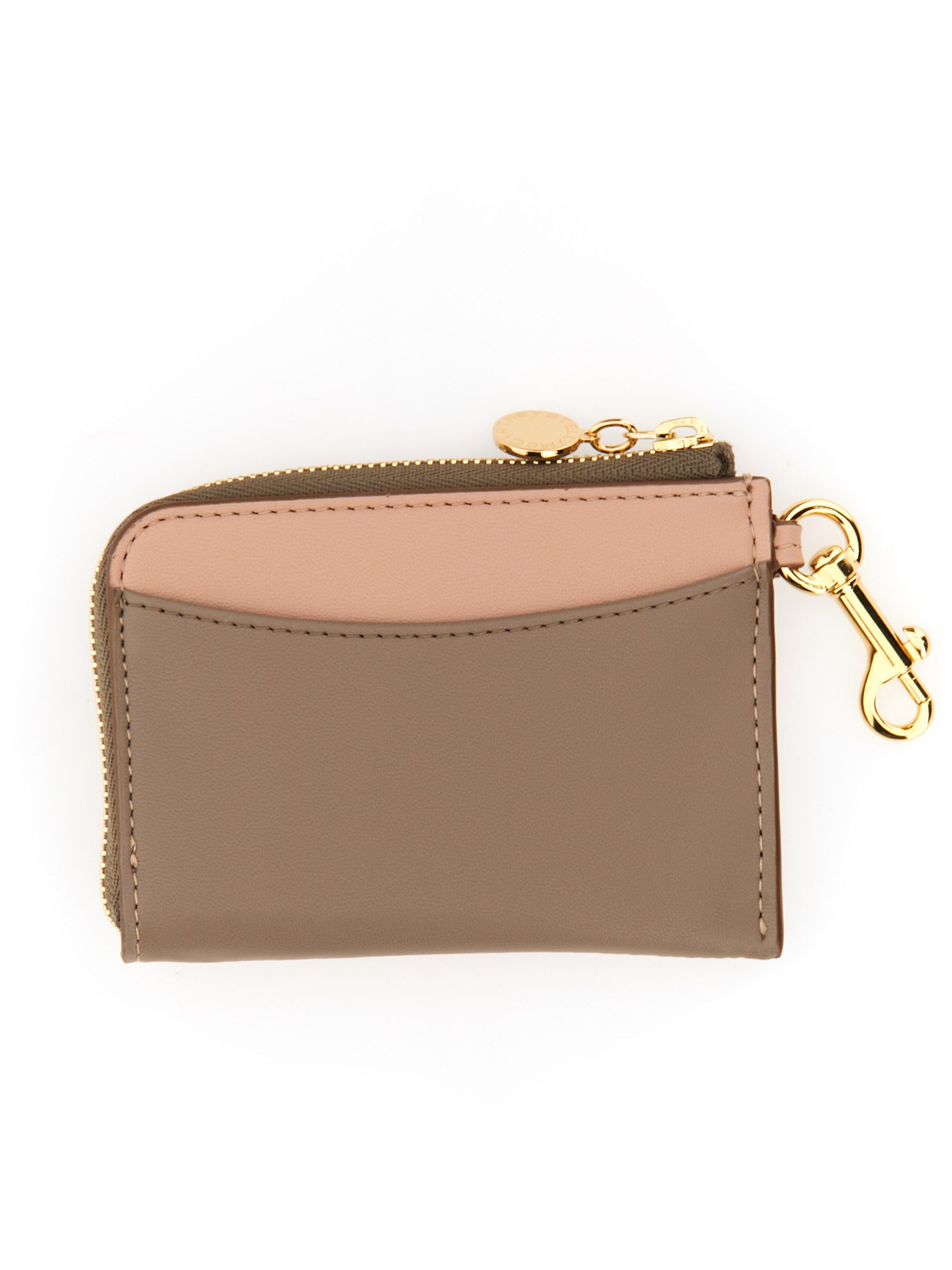 STELLA McCARTNEY    LEATHER LOGO WALLET