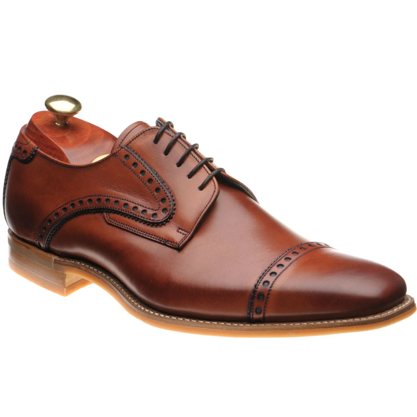 Stewart rubber-soled brogues