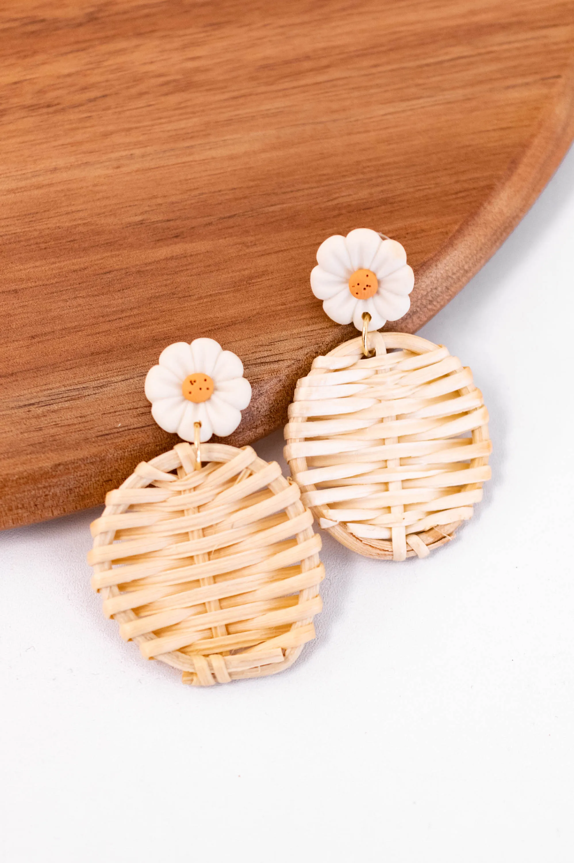 Sunny Days Are Ahead Earrings, White