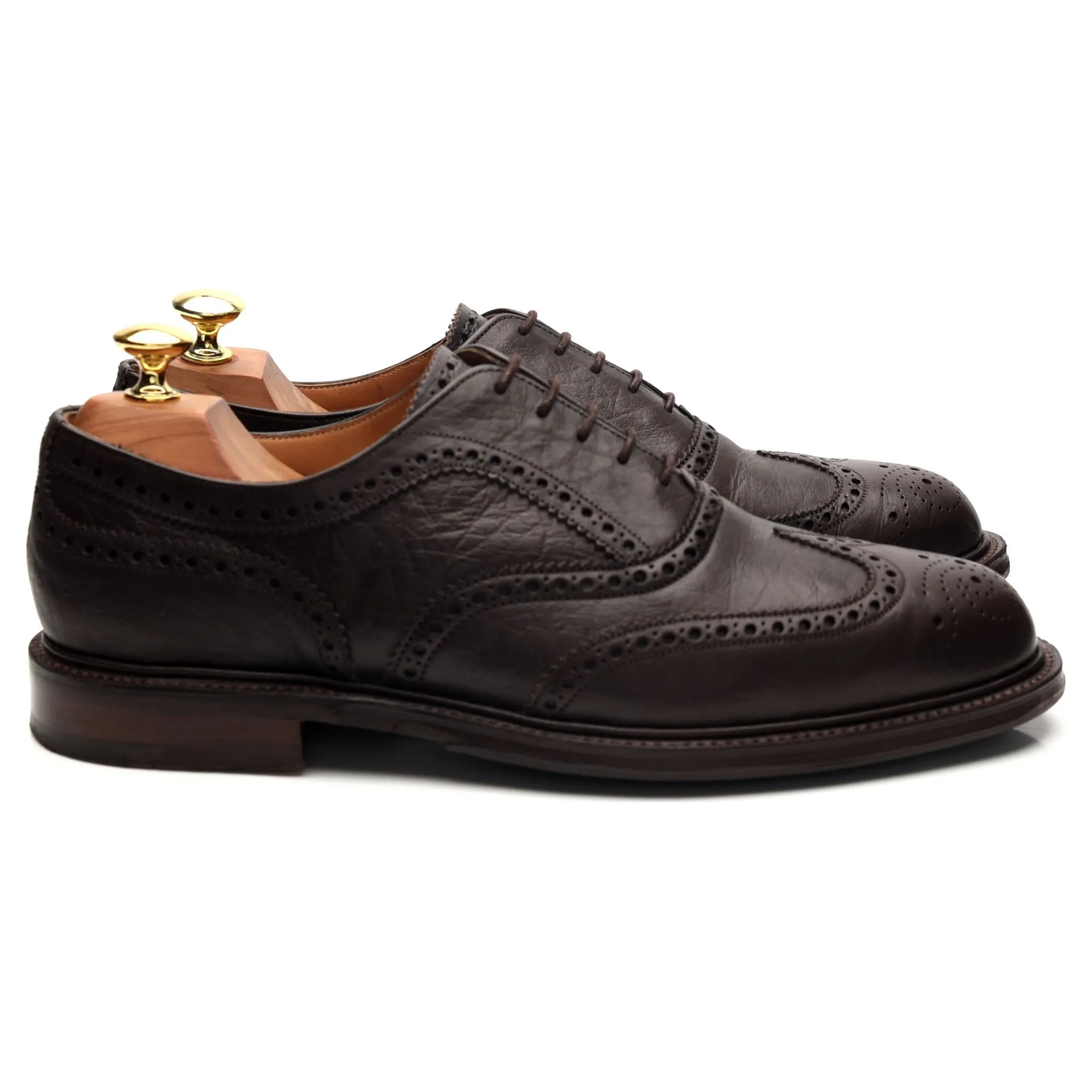 'Tarbert' Dark Brown Oxford Brogues UK 8 F