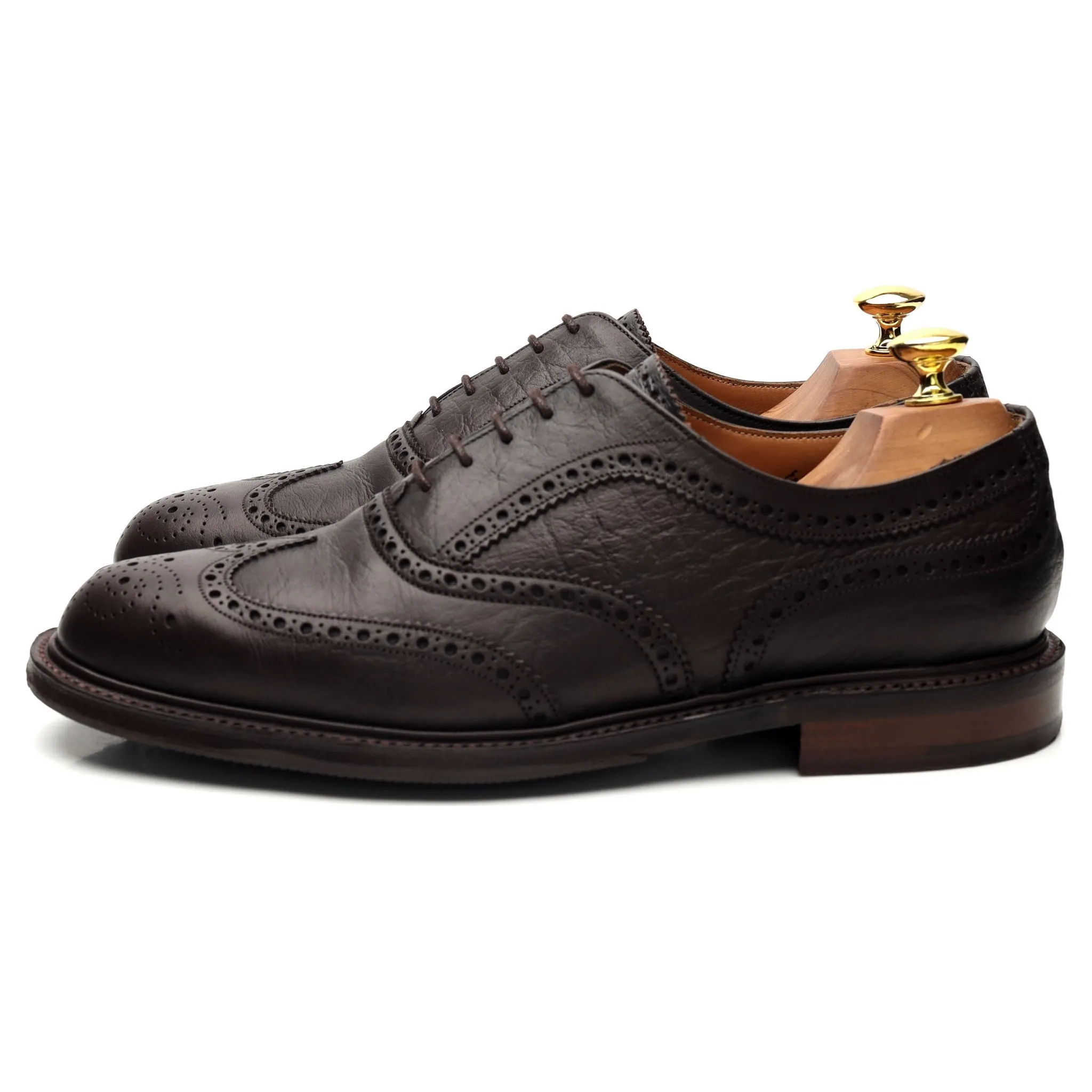 'Tarbert' Dark Brown Oxford Brogues UK 8 F