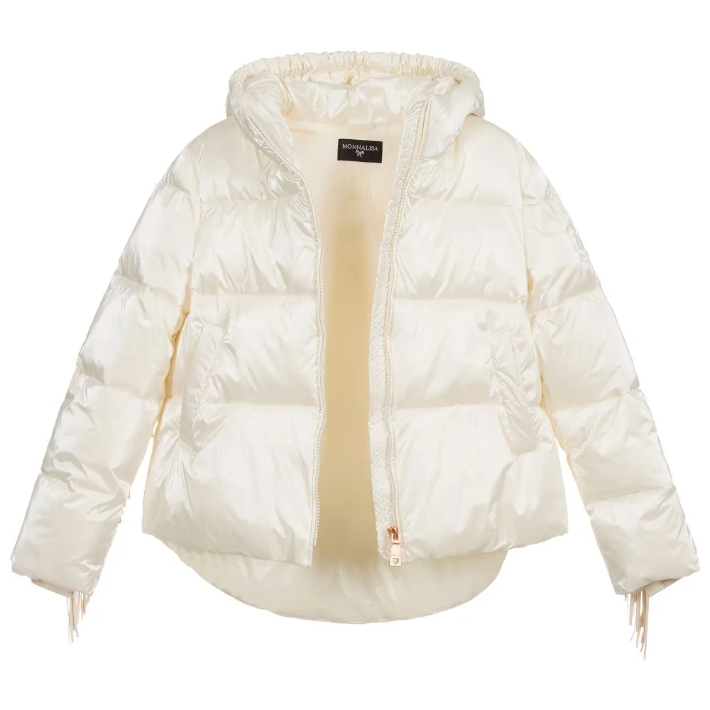 Teen Ivory Puffer Jacket