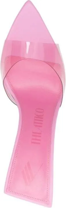 The Attico Ester 100mm leather mules Pink