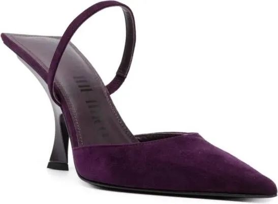 The Attico Ester 95mm slingback mules Purple