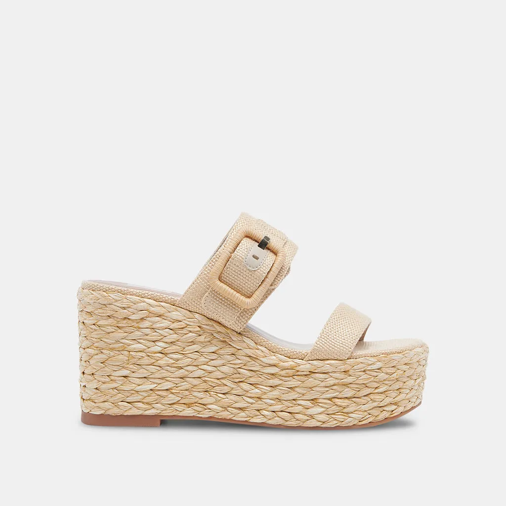 THORIN Wedges Natural Raffia | Natural Raffia Wedges for Women– Dolce Vita 6886736199746