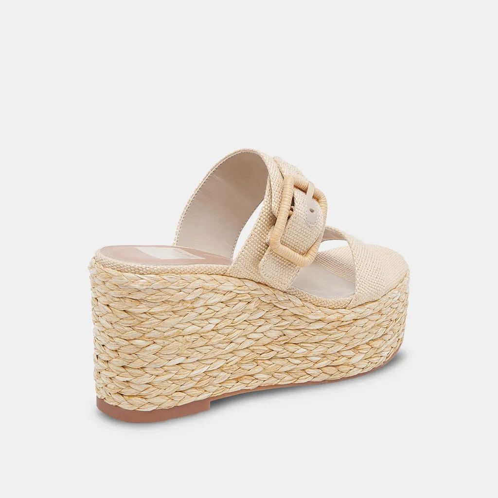 THORIN Wedges Natural Raffia | Natural Raffia Wedges for Women– Dolce Vita 6886736199746