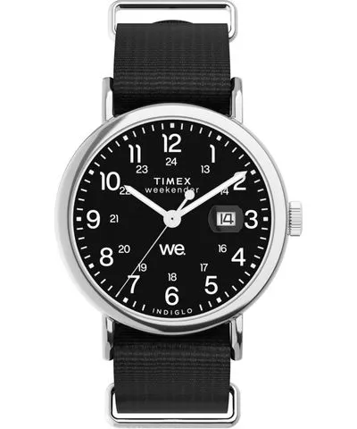 Timex Weekender INDIGLO (40mm) Black Dial / Recycled Black Watch