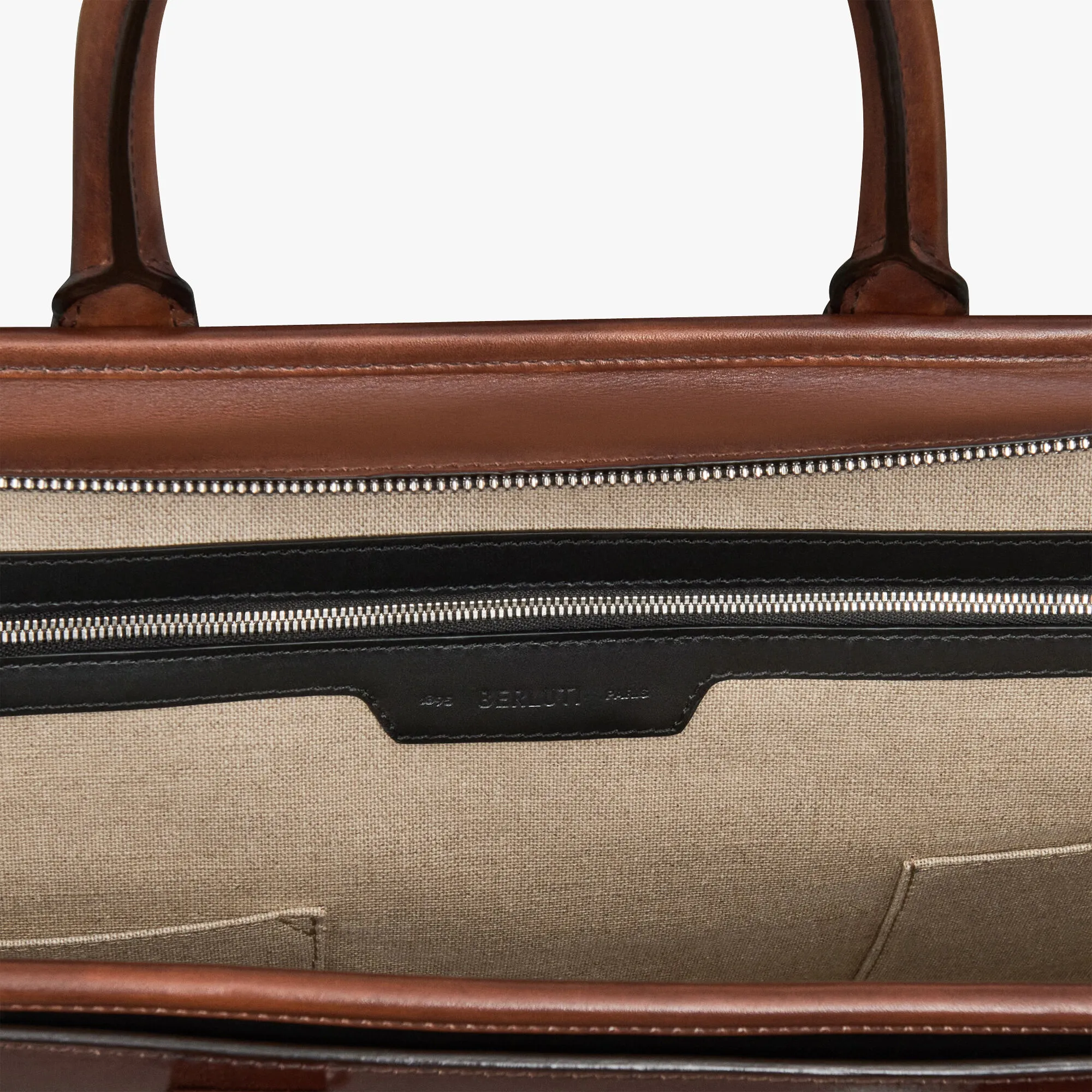 Un Jour Leather Briefcase