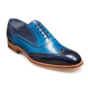 Valiant NavyBlue Painted Brogues