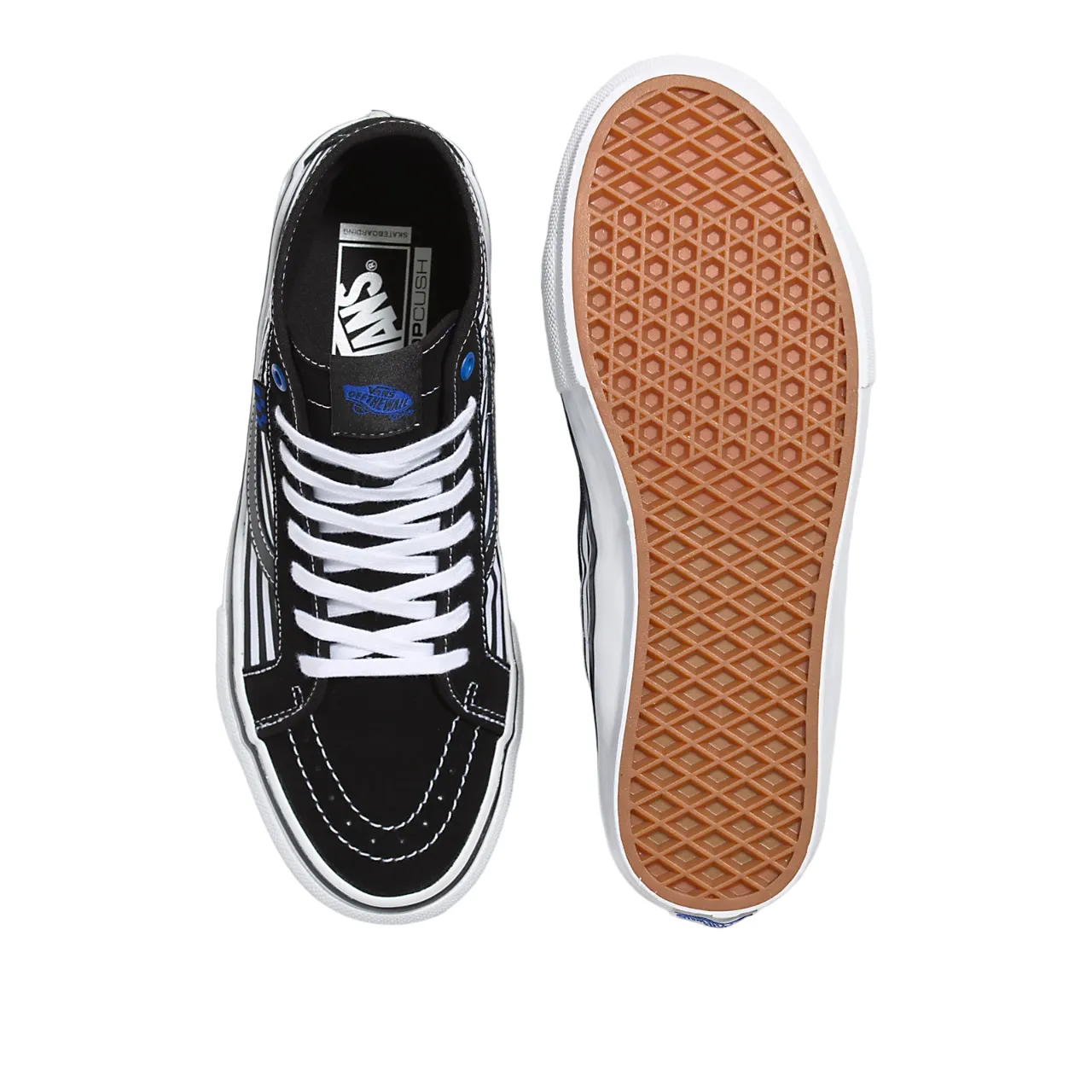 Vans Breana Geering Skate Sk8-Hi Decon Skate Shoes - Black/White