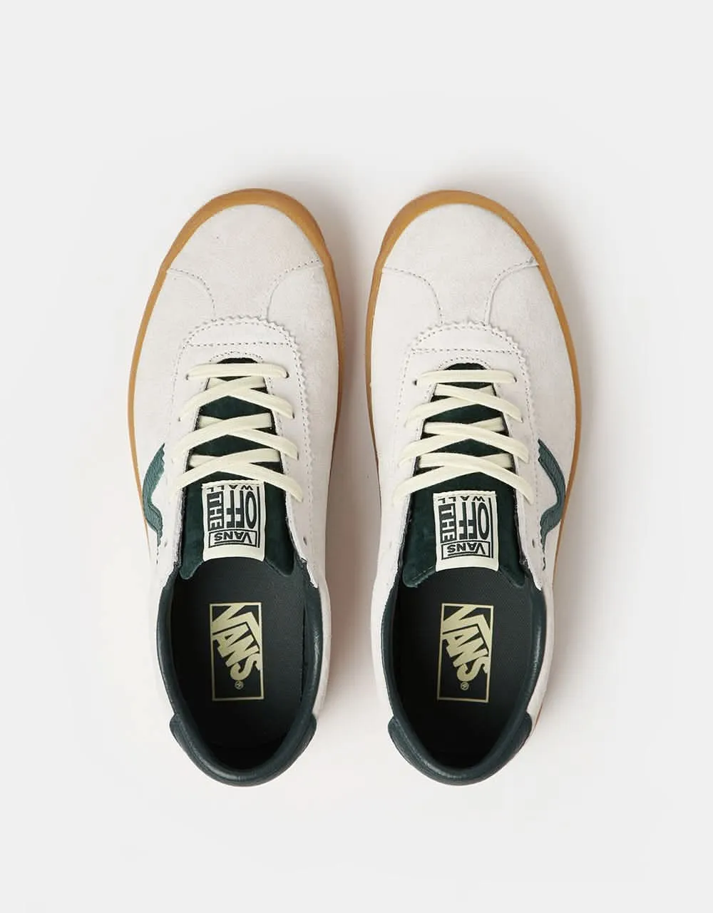 Vans Sport Low Skate Shoes - Green/Marshmallow/Double Light Gum