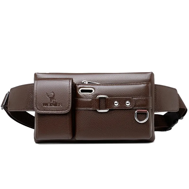 Vinthentic Maverick Men's Leather Fanny Pack