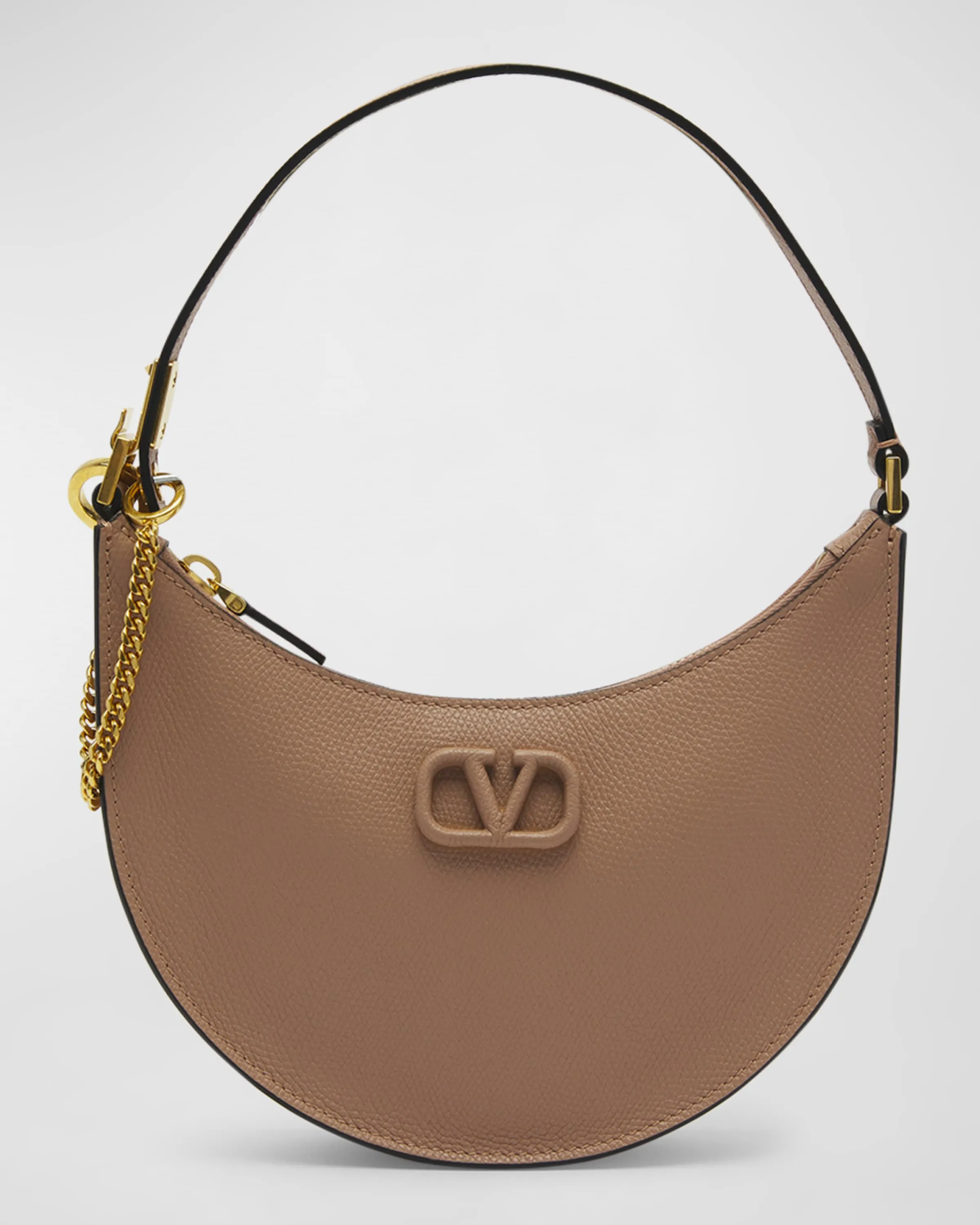 VLOGO Mini Leather Hobo Bag