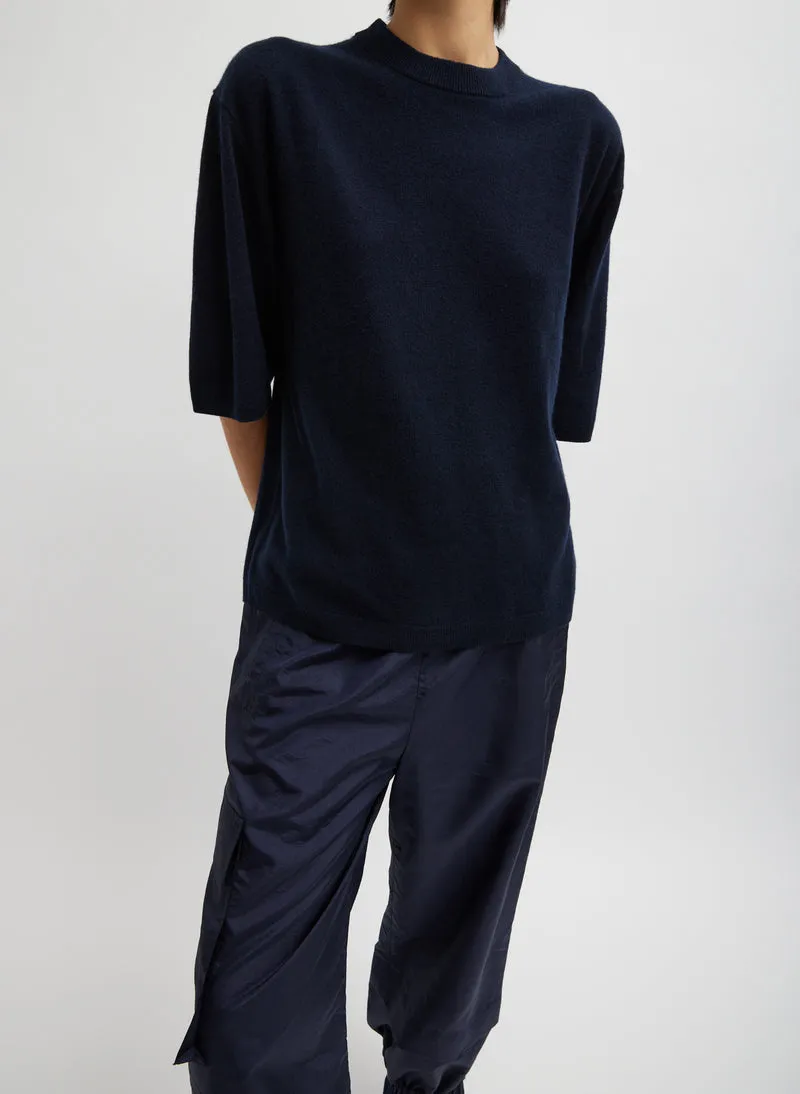 Washable Cashmere Oversized Easy T-Shirt