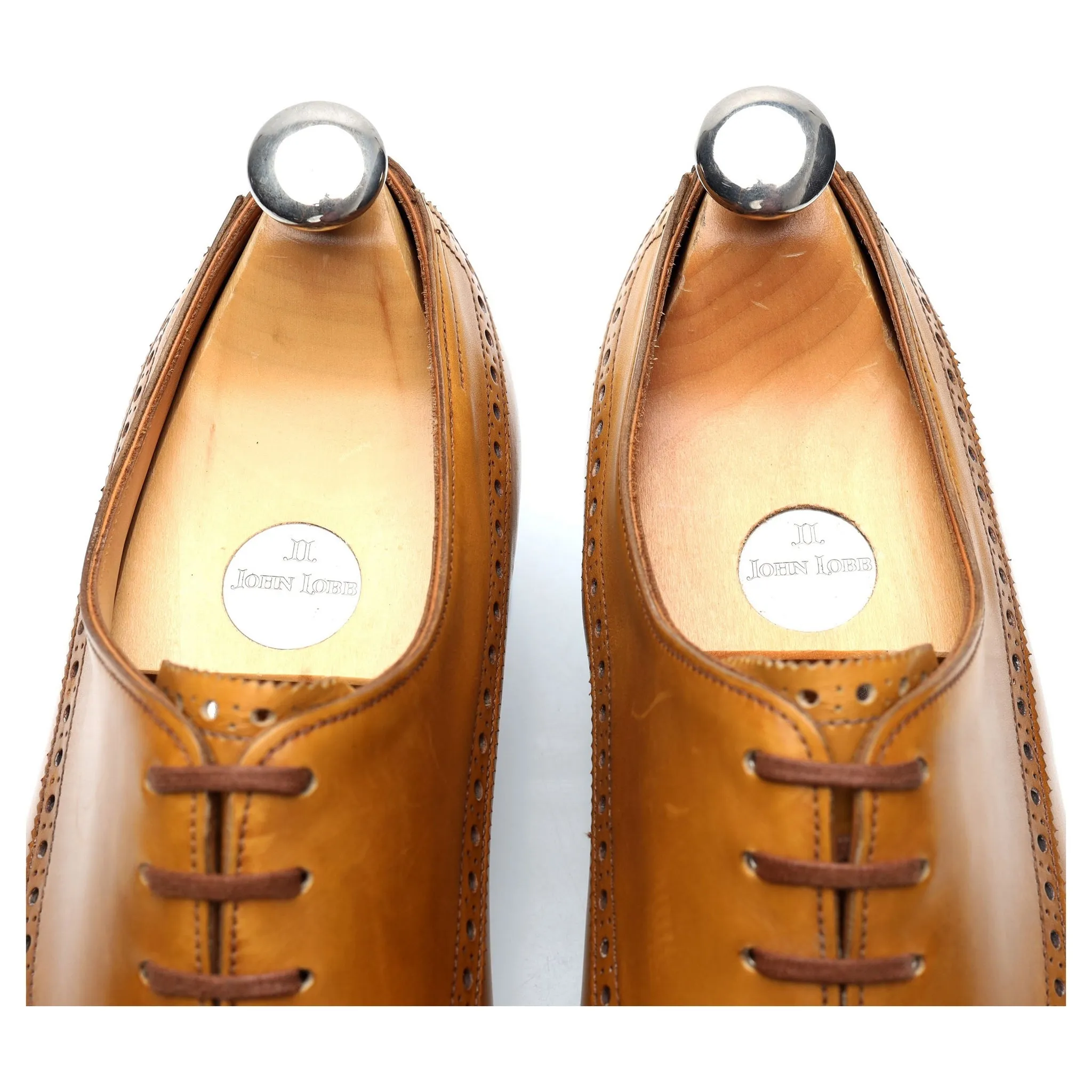 'Westminster' Tan Brown Leather Oxford Brogues UK 9 E