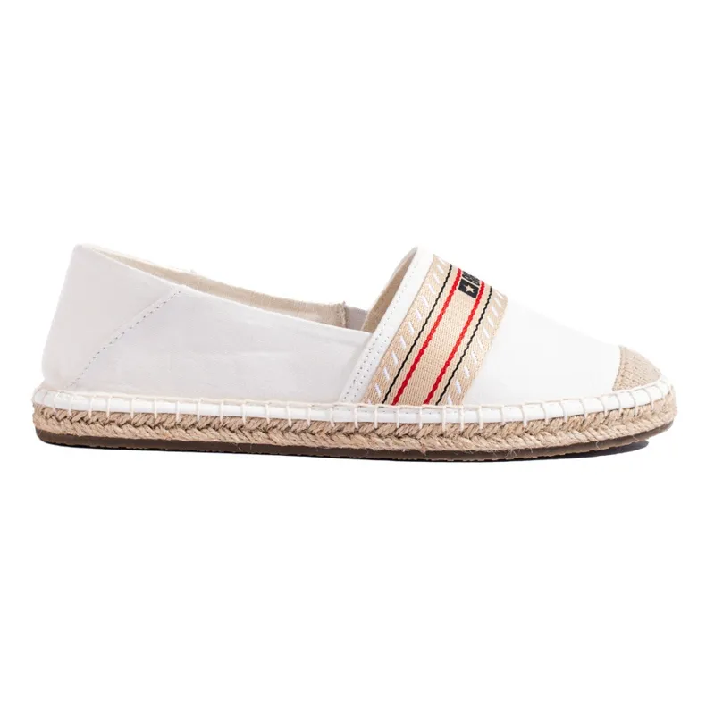 White women's Big Star espadrilles LL274893