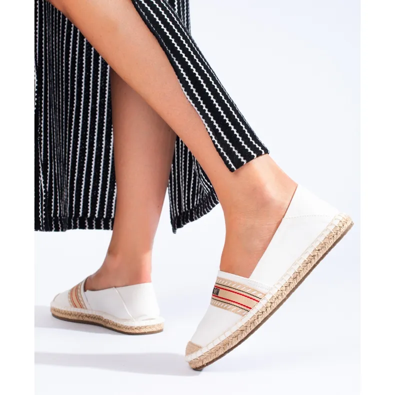 White women's Big Star espadrilles LL274893