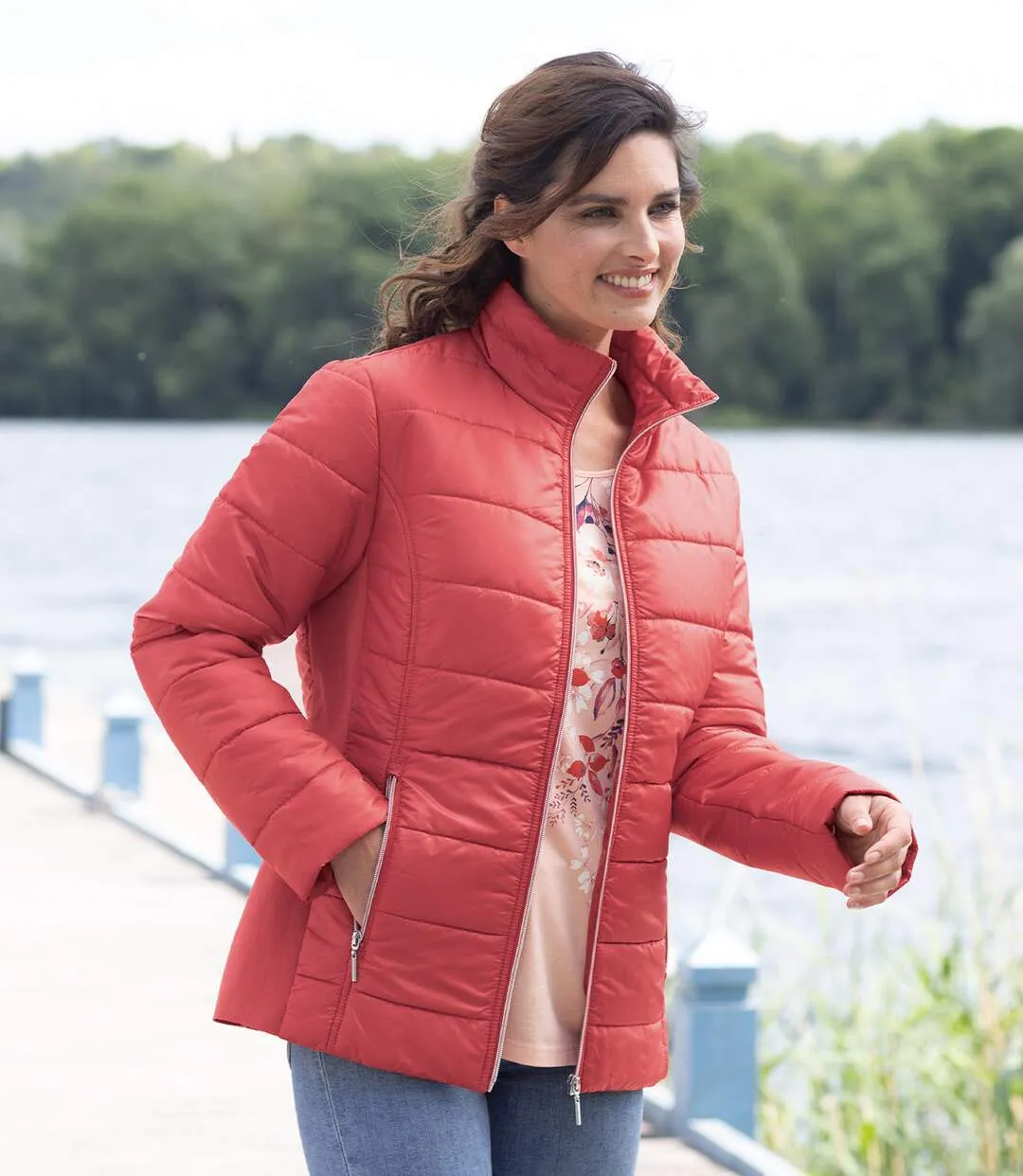 Women's Coral Puffer Jacket 